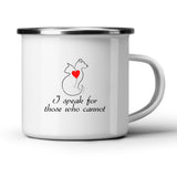 I Speak For Those Who Cannot White Mug-White Mug-I love Veterinary