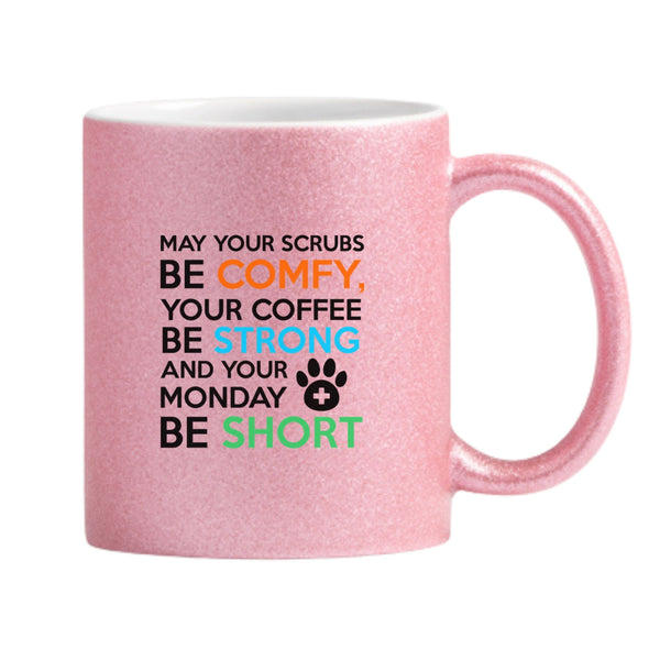 Veterinary Monday Prayer Glitter Mug