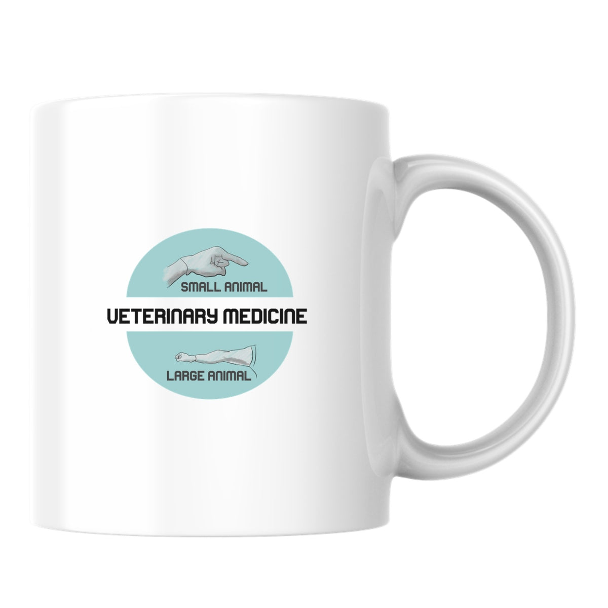 Veterinary Medicine White Mug-White Mug-I love Veterinary
