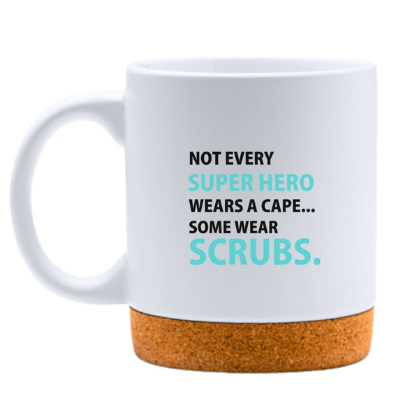 Some Heroes Wear Scrubs White Mug-White Mug-I love Veterinary