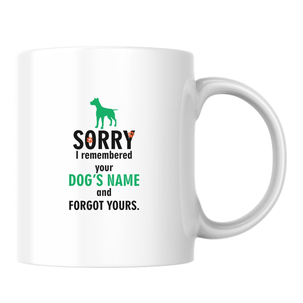 I Remembered Your Dog's Name White Mug-White Mug-I love Veterinary