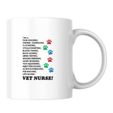 I Am A Vet Nurse White Mug-White Mug-I love Veterinary