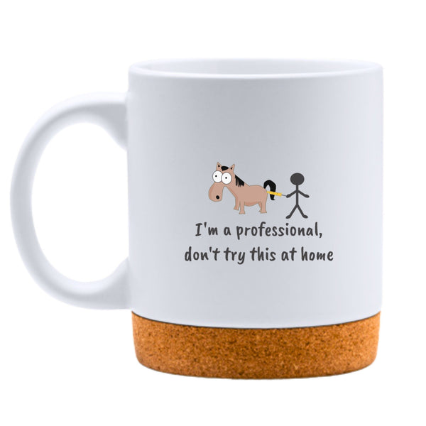 Don't Try This At Home White Mug-White Mug-I love Veterinary