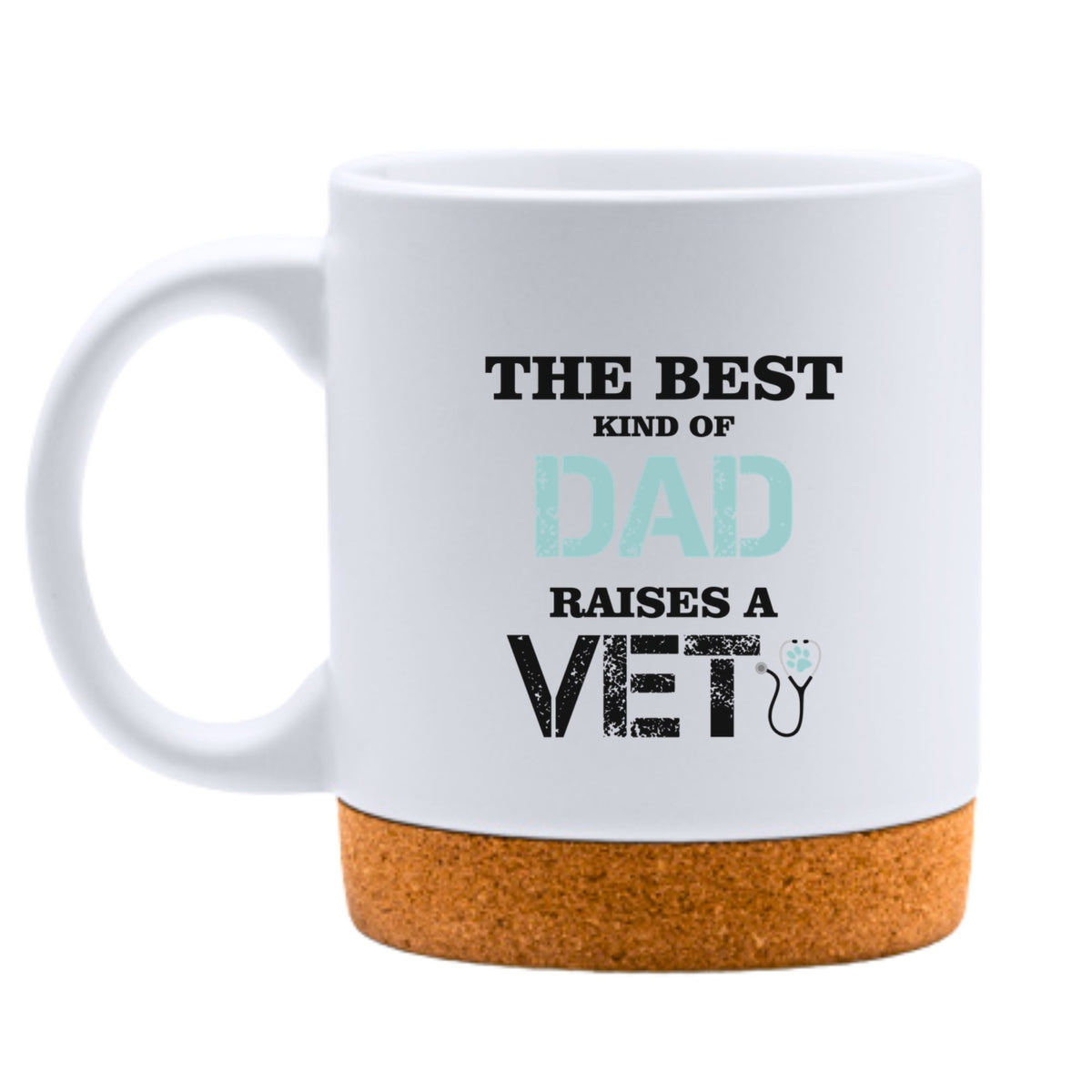 Best Dad Raises A Vet White Mug-White Mug-I love Veterinary