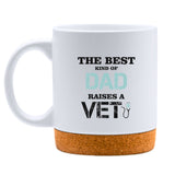Best Dad Raises A Vet White Mug-White Mug-I love Veterinary