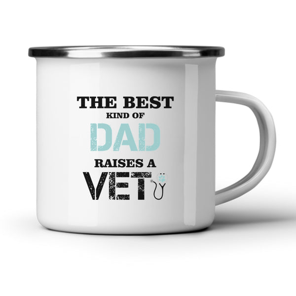 Best Dad Raises A Vet White Mug-White Mug-I love Veterinary
