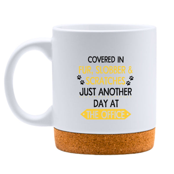 Fur, Slobber & Scratches White Mug-White Mug-I love Veterinary