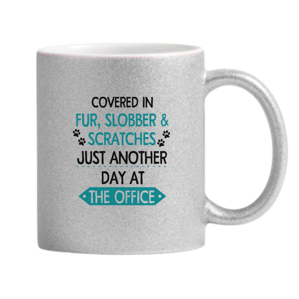 Fur, Slobber & Scratches Glitter Mug