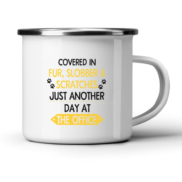 Fur, Slobber & Scratches White Mug-White Mug-I love Veterinary
