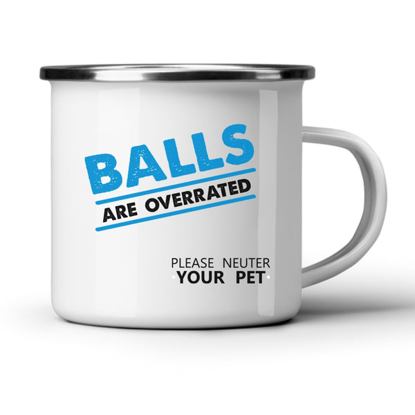 Balls Are Overrated White Mug-White Mug-I love Veterinary