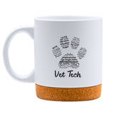 Vet Tech Paw White Mug-White Mug-I love Veterinary