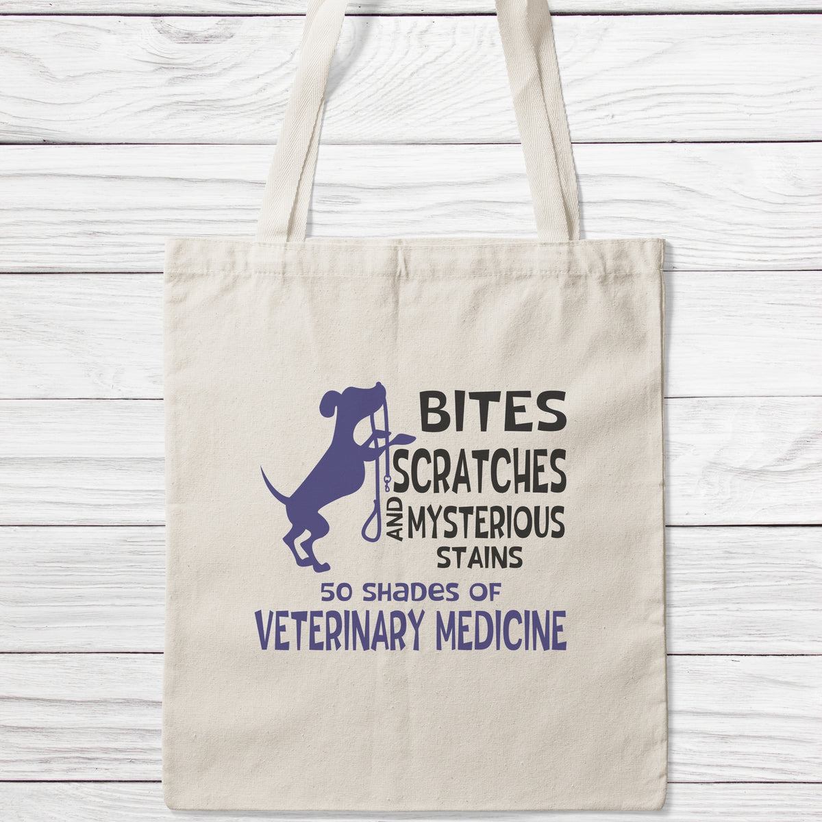 50 Shades Of Veterinary Medicine Tote Bag-Classic Sublimation Tote Bag-I love Veterinary