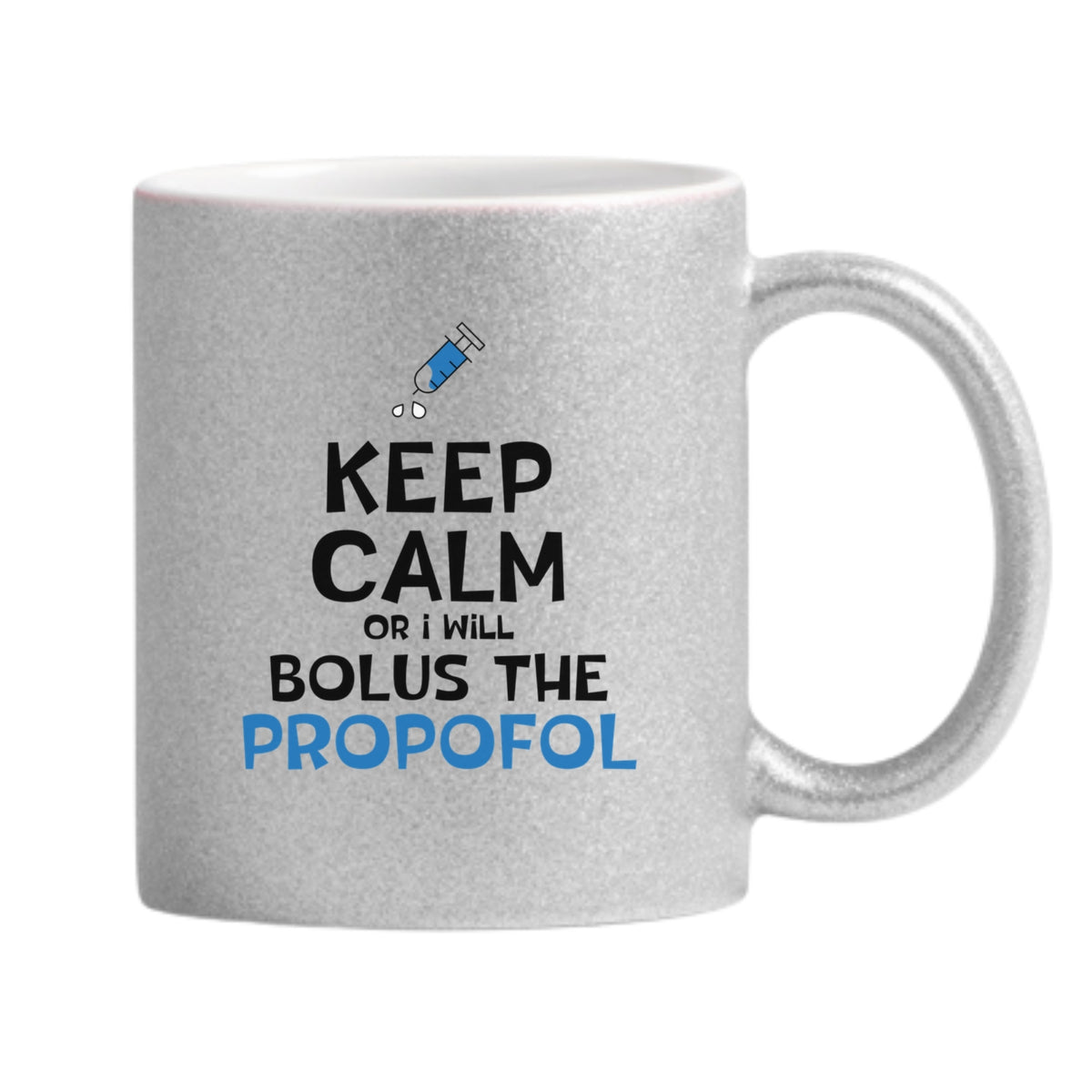 Bolus The Propofol Glitter Mug