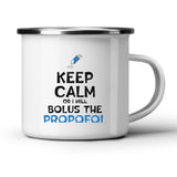 Keep Calm Or I'll Bolus The Propofol White Mug-White Mug-I love Veterinary