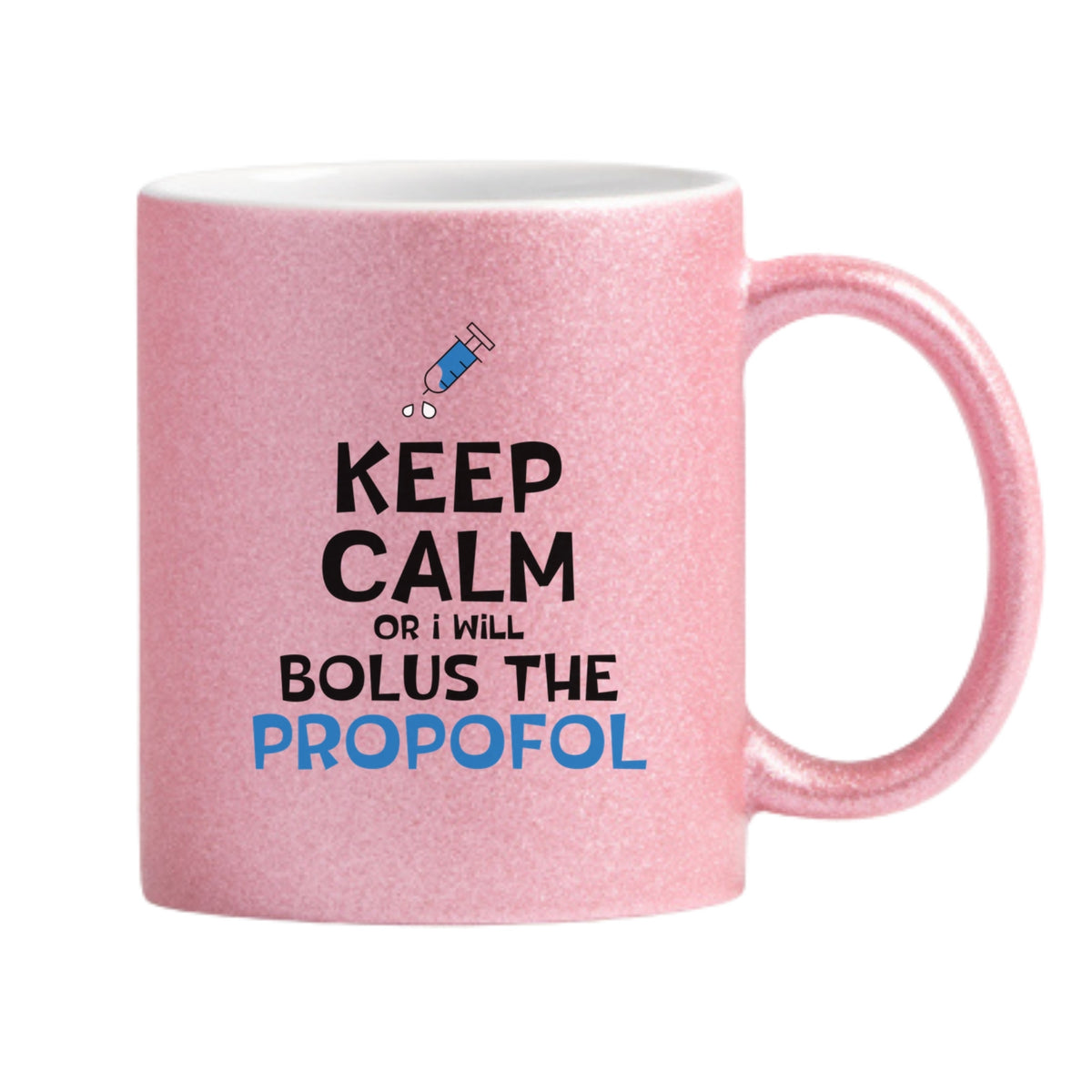 Bolus The Propofol Glitter Mug