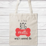 I Like Big Mutts And I Cannot Lie Tote Bag-Classic Sublimation Tote Bag-I love Veterinary