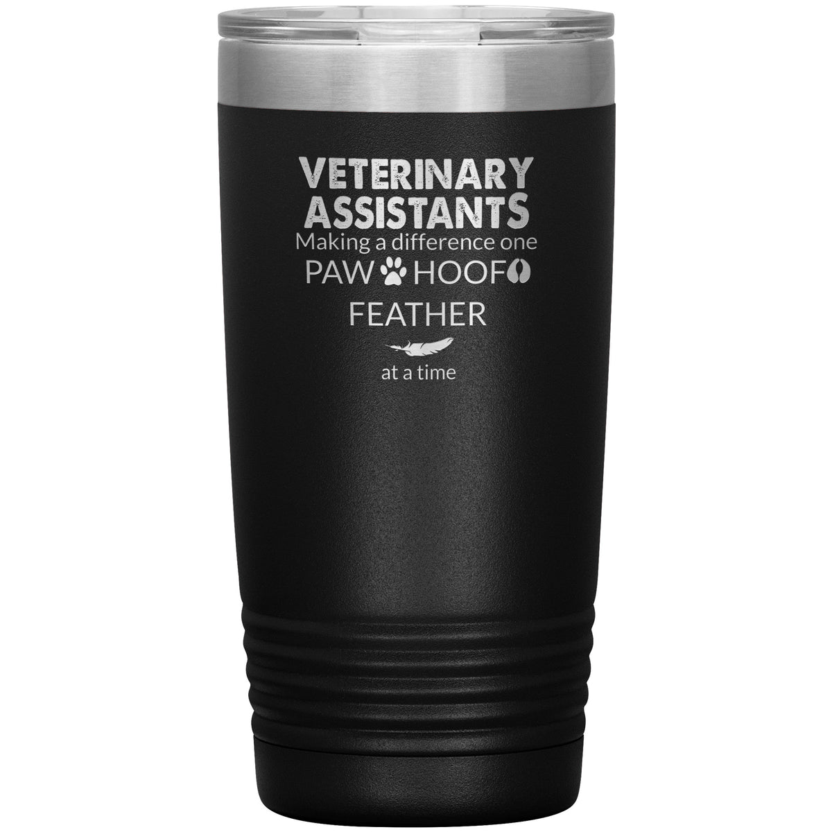 Vet Assistant- Making a Difference 20oz Vacuum Tumbler-Tumblers-I love Veterinary