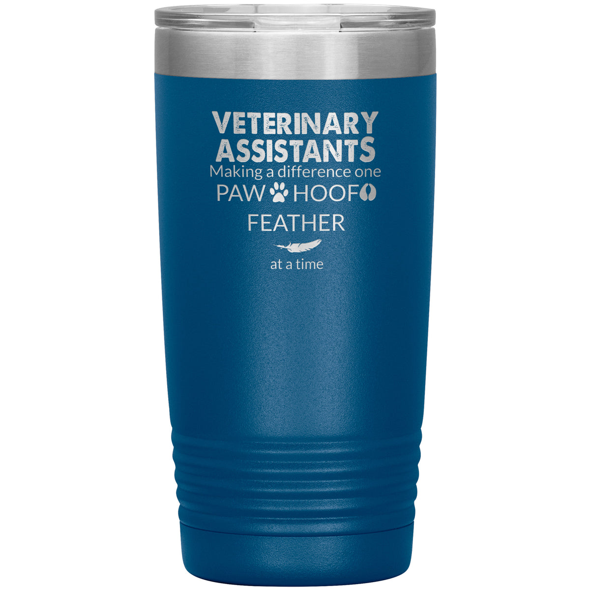 Vet Assistant- Making a Difference 20oz Vacuum Tumbler-Tumblers-I love Veterinary