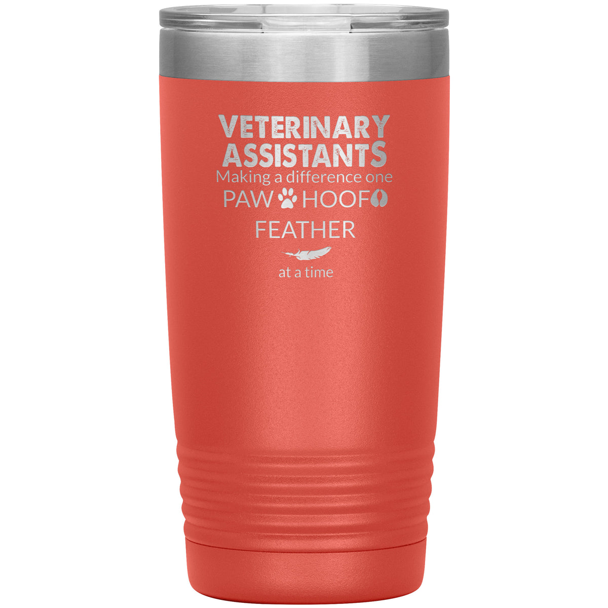 Vet Assistant- Making a Difference 20oz Vacuum Tumbler-Tumblers-I love Veterinary