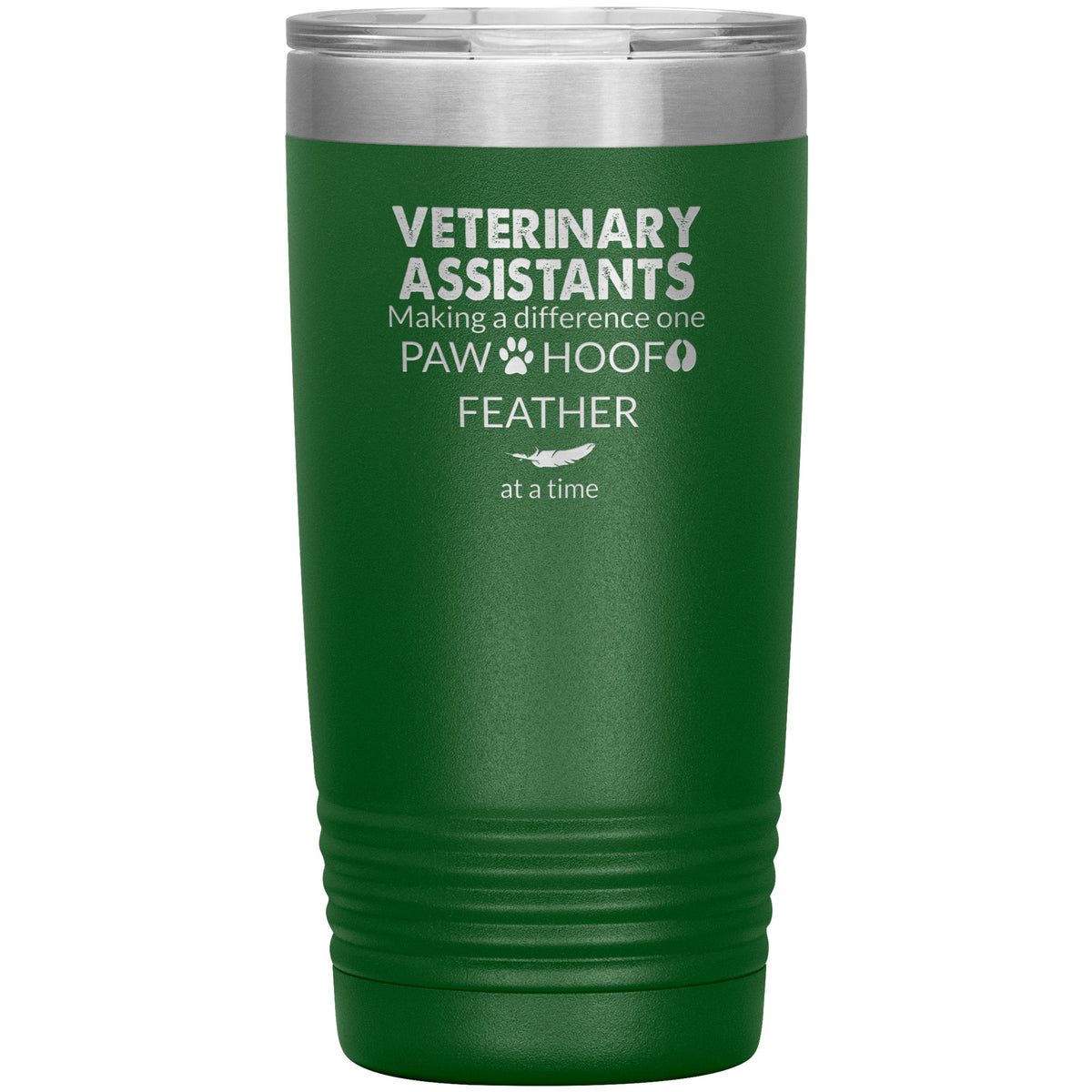 Vet Assistant- Making a Difference 20oz Vacuum Tumbler-Tumblers-I love Veterinary