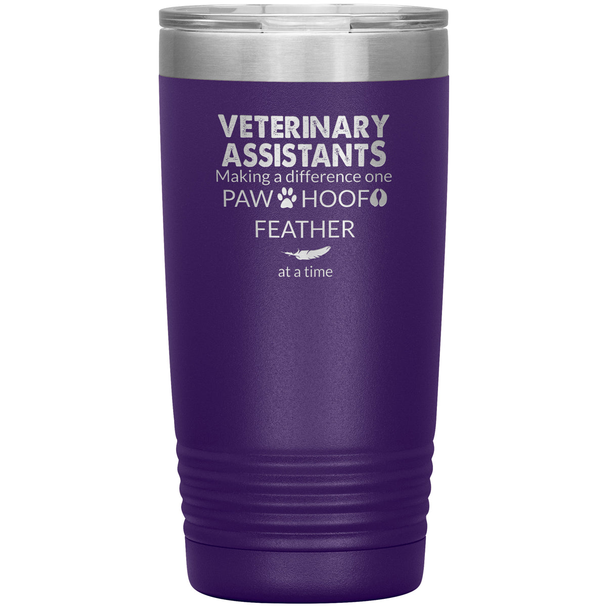Vet Assistant- Making a Difference 20oz Vacuum Tumbler-Tumblers-I love Veterinary