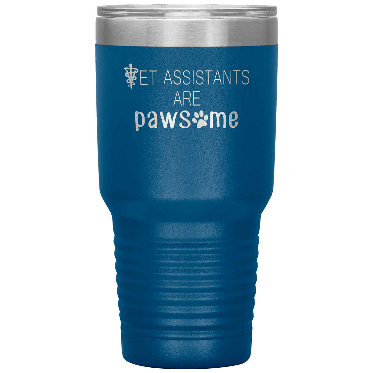 Vet Assistants are Pawesome 30 oz Vacuum Tumbler-Tumblers-I love Veterinary