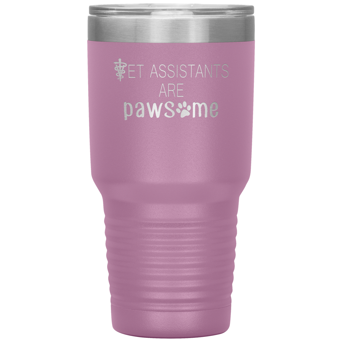 Vet Assistants are Pawesome 30 oz Vacuum Tumbler-Tumblers-I love Veterinary