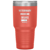 Vet degree loading 30oz Vacuum Tumbler-Tumblers-I love Veterinary