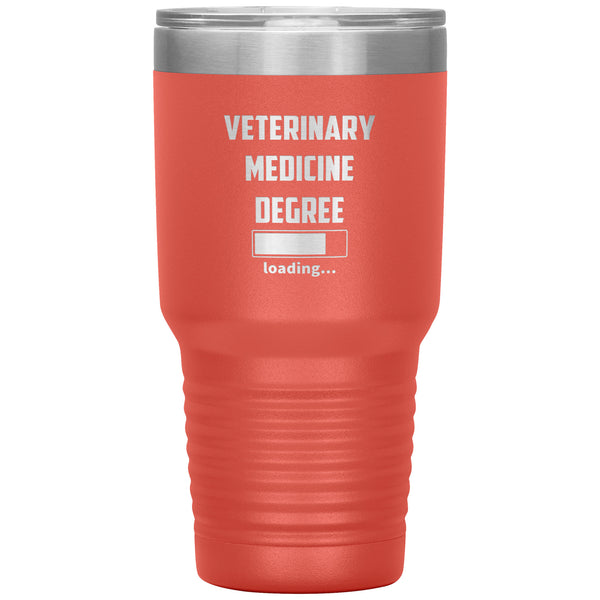 Vet degree loading 30oz Vacuum Tumbler-Tumblers-I love Veterinary