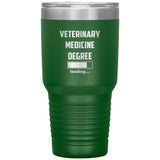 Vet degree loading 30oz Vacuum Tumbler-Tumblers-I love Veterinary