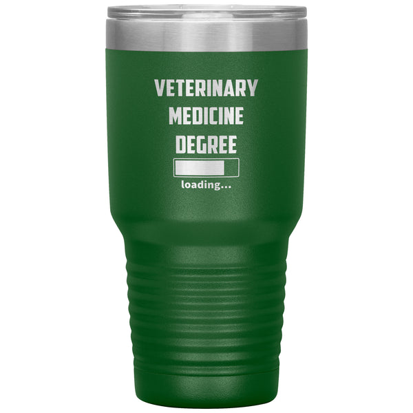 Vet degree loading 30oz Vacuum Tumbler-Tumblers-I love Veterinary