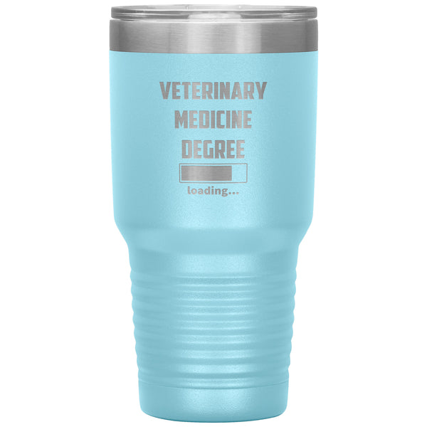 Vet degree loading 30oz Vacuum Tumbler-Tumblers-I love Veterinary