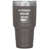 Vet degree loading 30oz Vacuum Tumbler-Tumblers-I love Veterinary