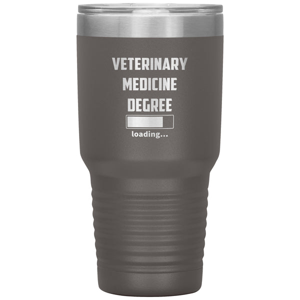 Vet degree loading 30oz Vacuum Tumbler-Tumblers-I love Veterinary