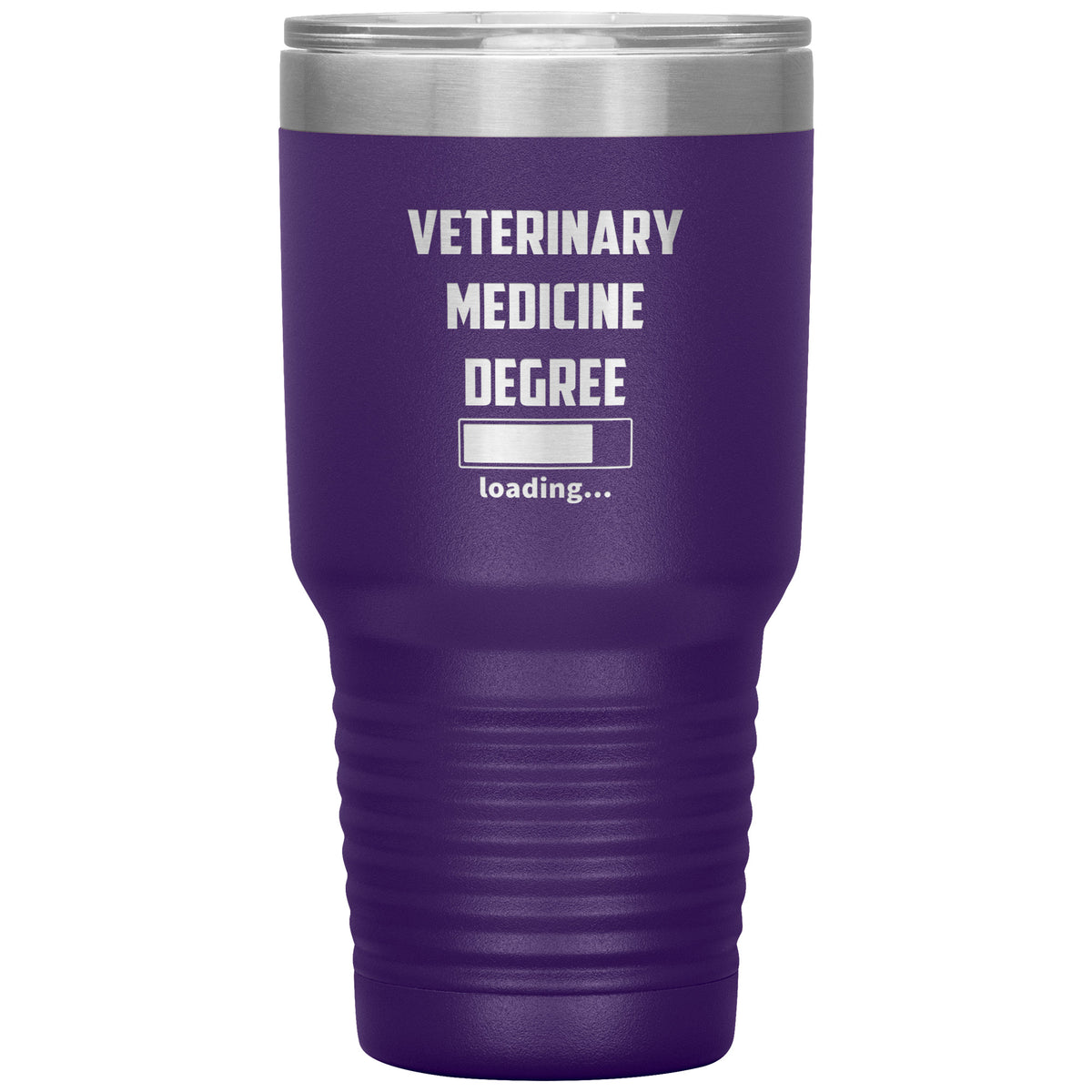 Vet degree loading 30oz Vacuum Tumbler-Tumblers-I love Veterinary