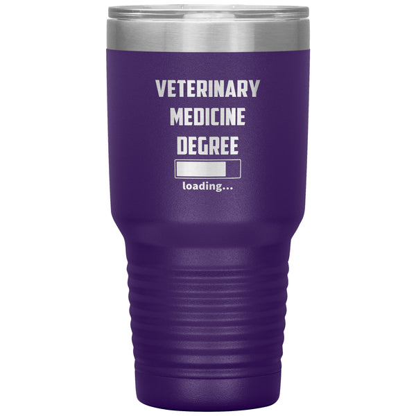 Vet degree loading 30oz Vacuum Tumbler-Tumblers-I love Veterinary