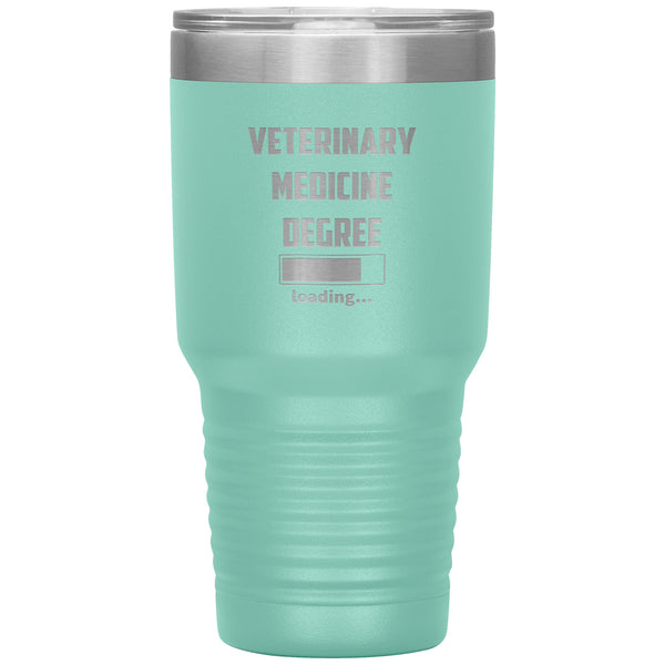 Vet degree loading 30oz Vacuum Tumbler-Tumblers-I love Veterinary