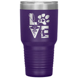 Veterinary Love cat 30oz Vacuum Tumbler-Tumblers-I love Veterinary