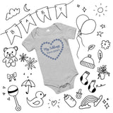 My siblings have paws Baby short sleeve one piece-I love Veterinary