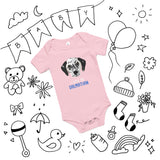 I love my Dalmatian Baby short sleeve one piece-I love Veterinary