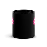 World's best veterinary receptionist color splash Black Glossy Mug-I love Veterinary