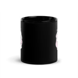 When life sucks, pet a dog Black Glossy Mug-I love Veterinary