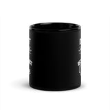 Don't make me use my receptionist voice Black Glossy Mug-I love Veterinary