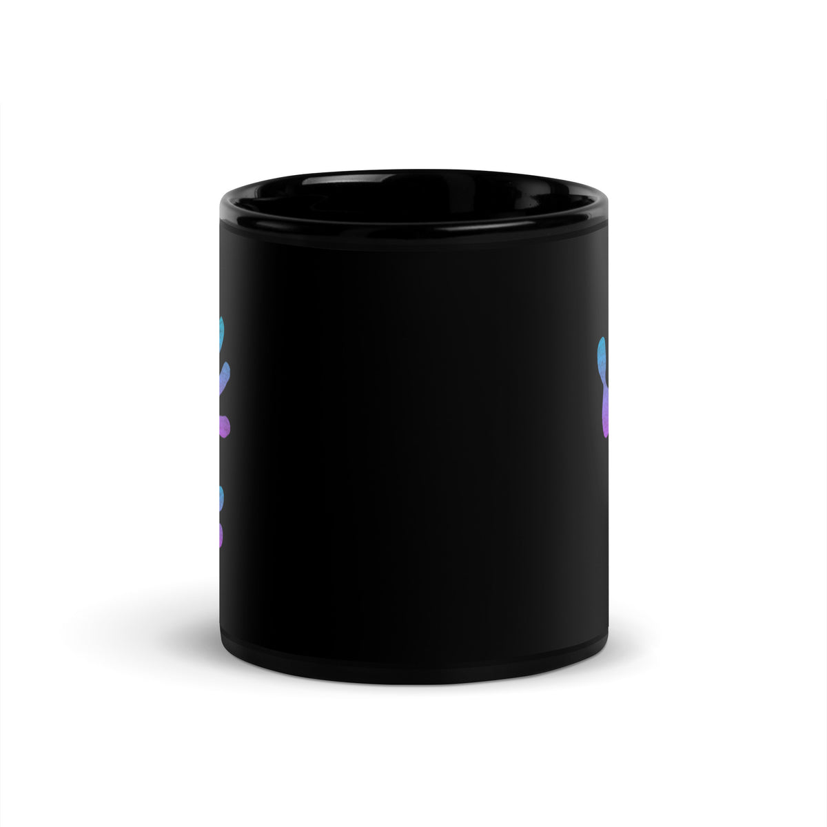 Sarah Parsons Collection Black Glossy Mug