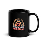 Veterinary Assistant Heart Black Glossy Mug-Black Glossy Mug-I love Veterinary