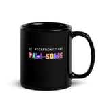 Vet receptionist are paw-some Black Glossy Mug-I love Veterinary