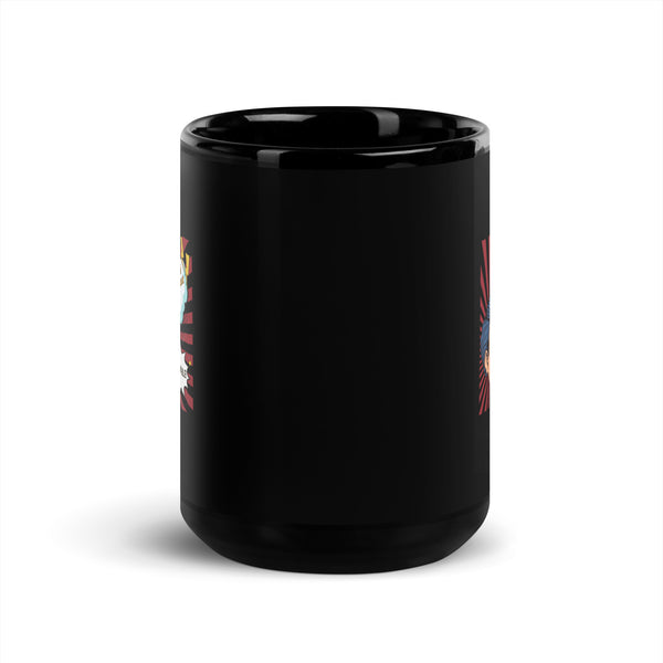 Kennel Assistant, Unbreakable! pop-art Black Glossy Mug-I love Veterinary