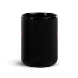 World's best veterinary receptionist color splash Black Glossy Mug-I love Veterinary