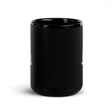 Size Matters Black Glossy Mug-I love Veterinary