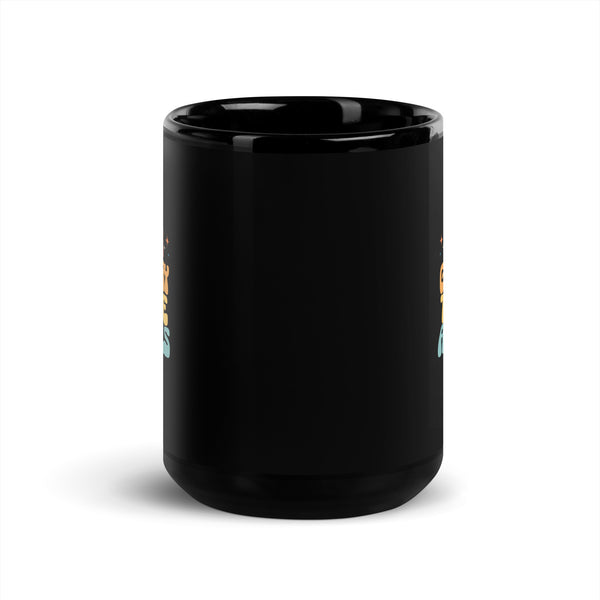 It's a good day to save animals Black Glossy Mug-I love Veterinary